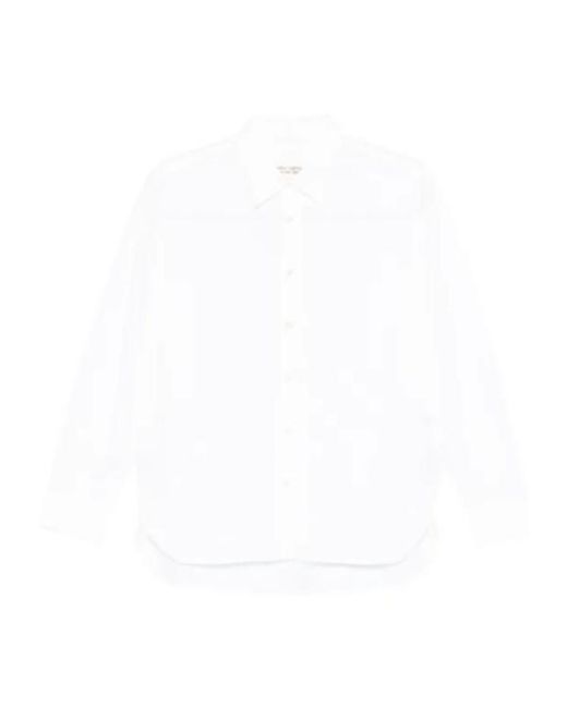 Nili Lotan White Amante Long-Sleeve Shirt