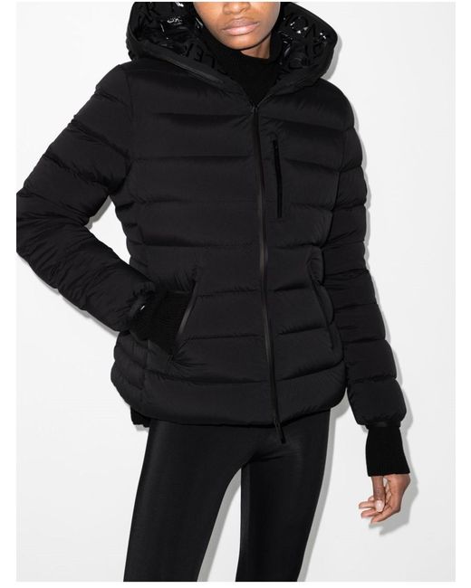 Moncler Black Hooded Down Jacket