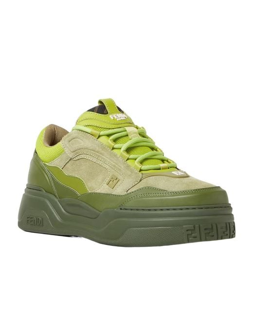 Fendi Green Force Sneakers for men