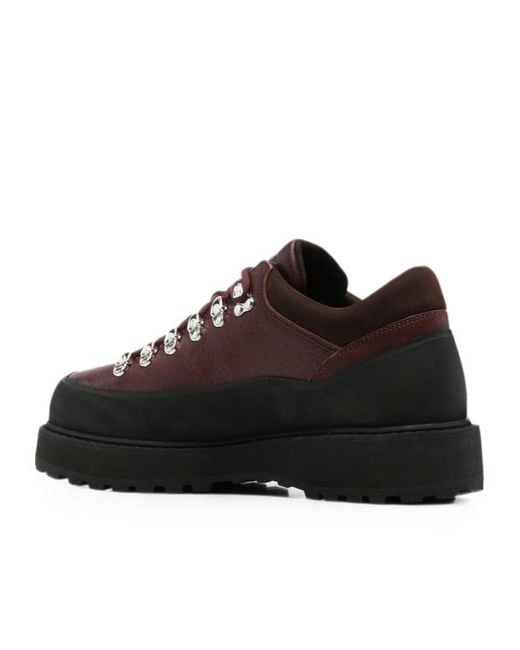 Diemme Brown Lace-Up Low-Top Casual Shoes for men