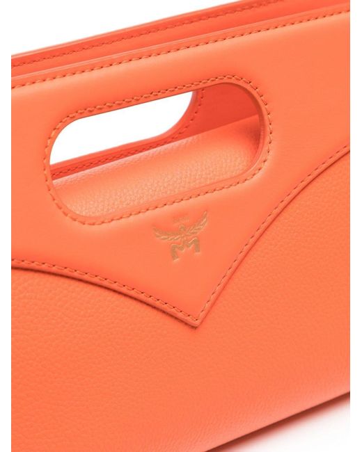 MCM Orange Adjustable Shoulder Strap Shoulder Bag