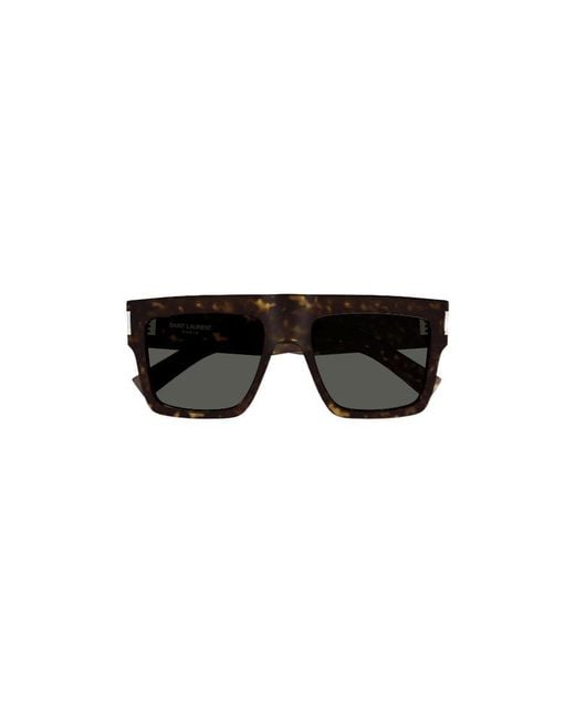 Saint Laurent Black Eyewear Square Frame Sunglasses for men