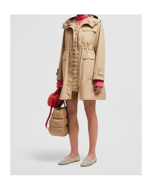 Moncler Natural Meudon Hooded Parka