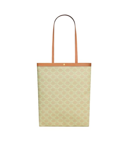 Céline Yellow Patterned Shoulder Bag