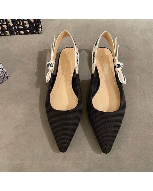 Dior Black J'A Slingback Pump
