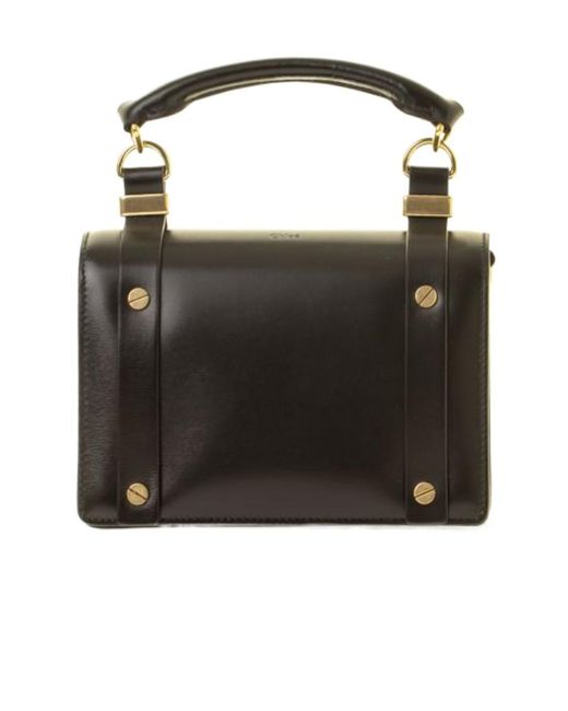 Chloé Black Chloé Small Ora Foldover Shoulder Bag