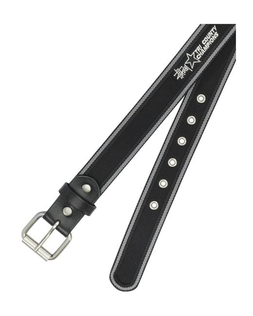 Stussy White Stüssy Logo Web Belt for men