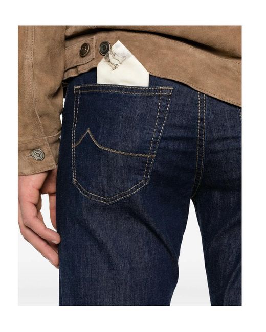 Jacob Cohen Blue Nick Slim-Fit Jeans for men