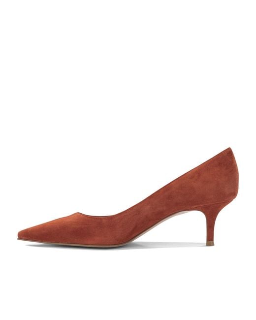 Gianvito Rossi Brown Pointed-Toe High Heels