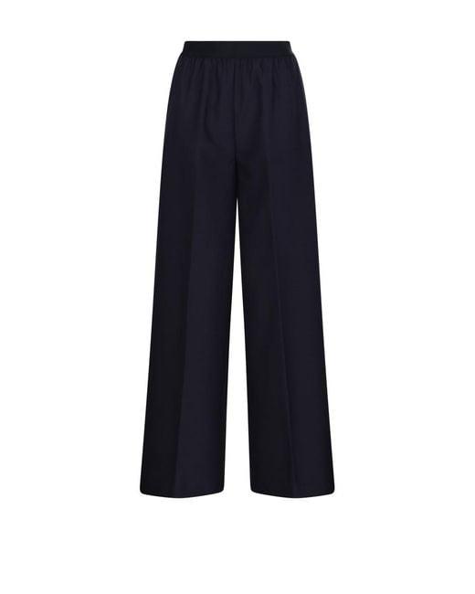 Forte_forte Blue Elasticated Wide Pant