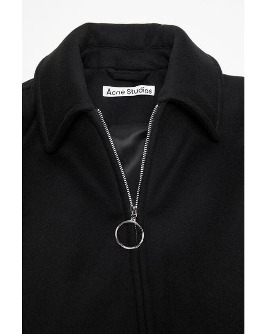 Acne Black Allegro Bomber Jacket
