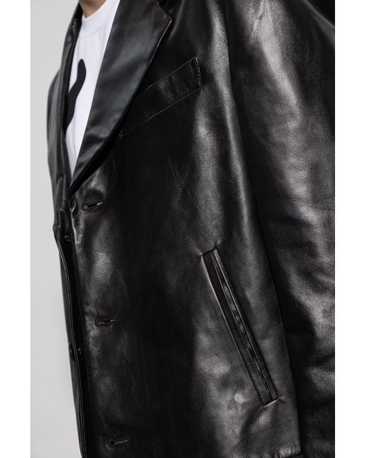 Ferragamo Black Ferragamo Single-Breasted Tailored Blazer for men