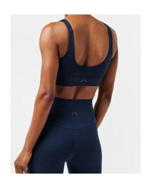 Varley Blue U-Neck Sports Vest