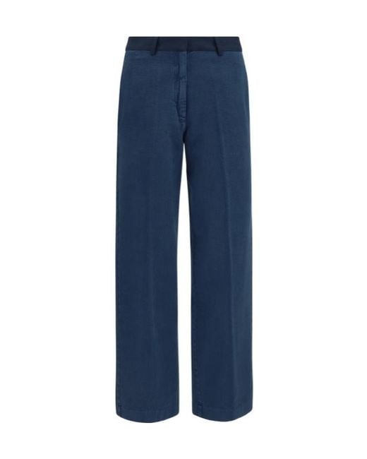 Forte_forte Blue Wide-Leg Chino Pants