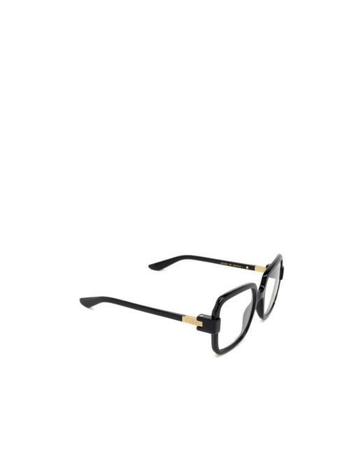 Gucci White Eyewear Square Frame Glasses