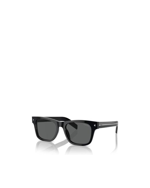 Prada White Eyewear Rectangular Frame Sunglasses for men