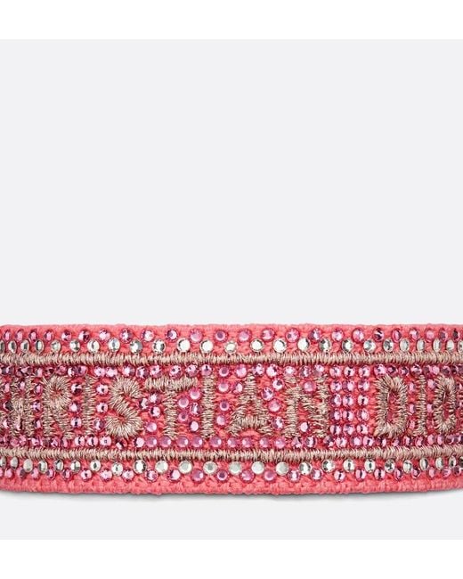 Dior Pink Iviera Christian Bracelet