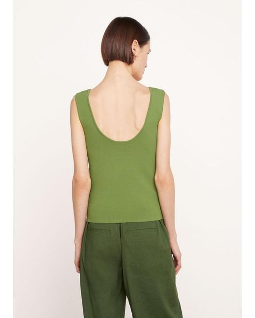 Vince Green Scoop-Neck Tank Top