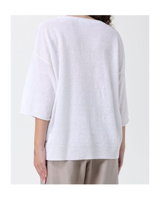 Roberto Collina White Short-Sleeve T-Shirt