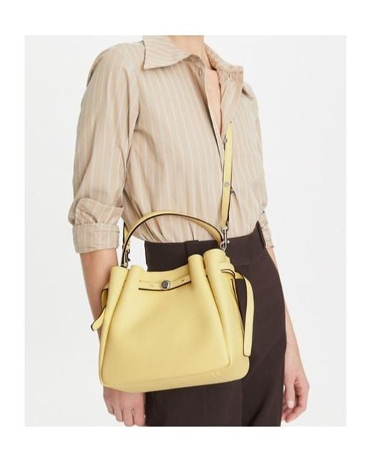 Tory Burch Yellow Romy Tote Bag