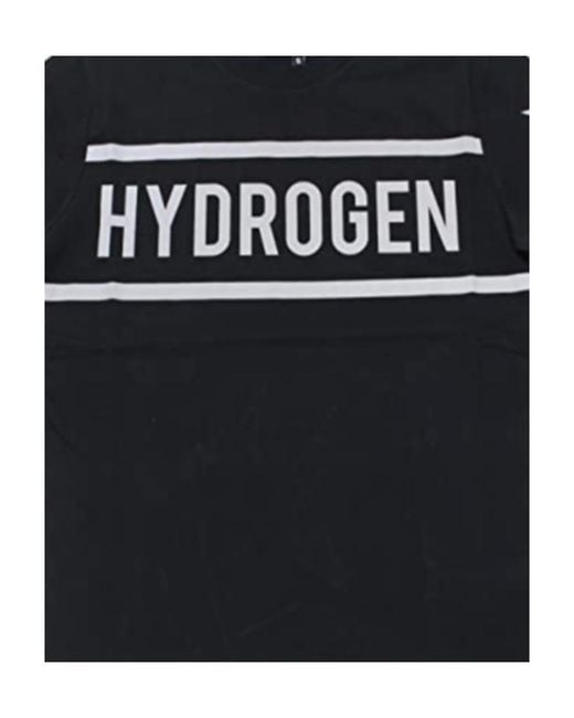 Hydrogen Black Logo T-Shirt for men