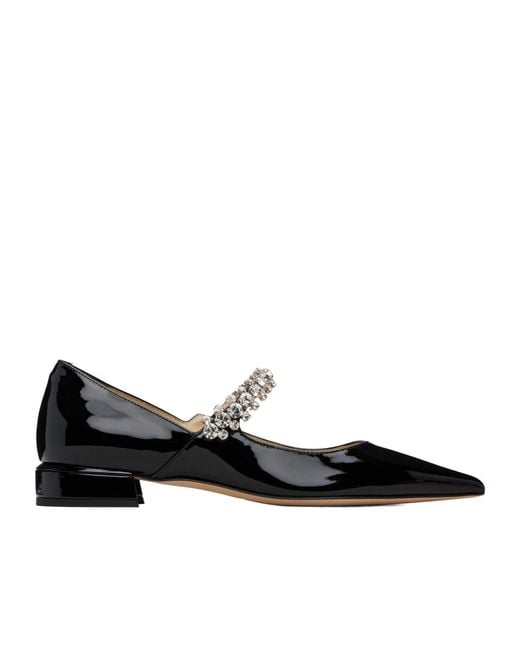 Jimmy Choo Black Bing Ballerina Flats