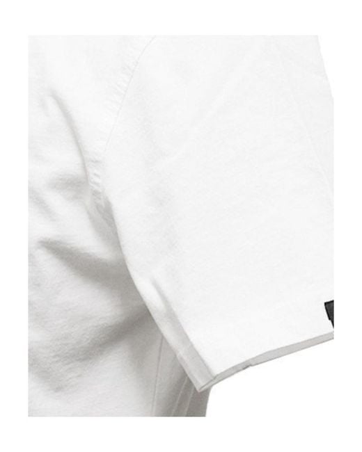 Hydrogen White Patterned T-Shirt for men
