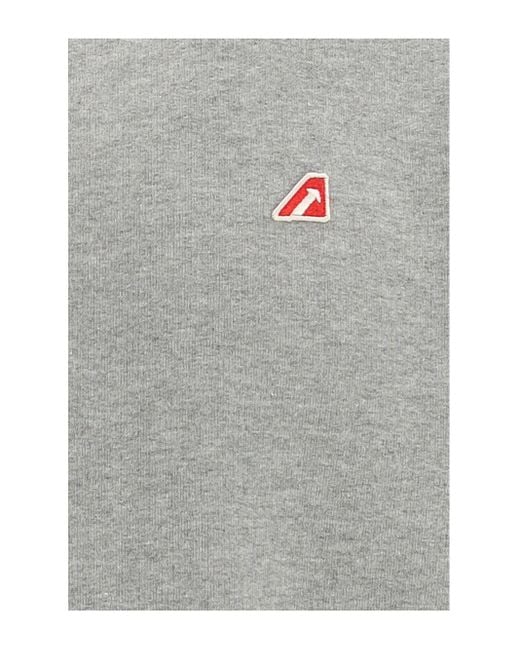 Autry Gray Long-Sleeved Sweater for men