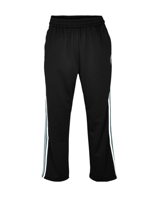 Represent Black Stylish Striped Breathable Casual Sports Pants for men