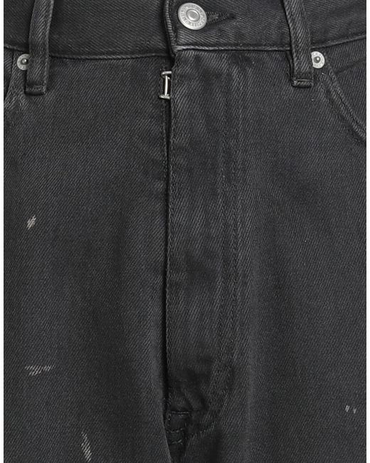 MM6 by Maison Margiela Gray Tie-Dye Ripped Straight-Leg Jeans