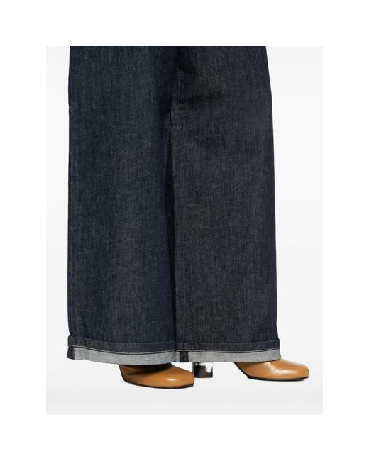 Max Mara Blue Belt Loop Jeans
