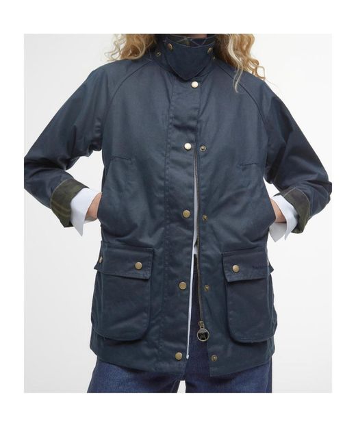 Barbour Blue Acorn Collared Jacket