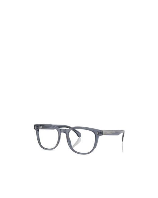 Moncler White Eyewear Square Frame Glasses for men