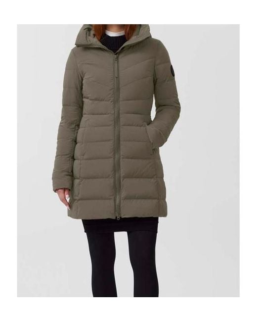 Canada Goose Green Long-Sleeved Down Jacket