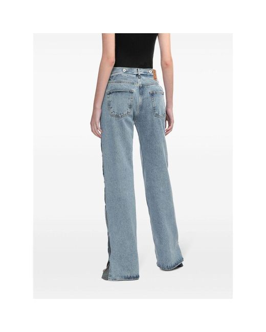 Y. Project Blue Collapsable Waist Jeans for men