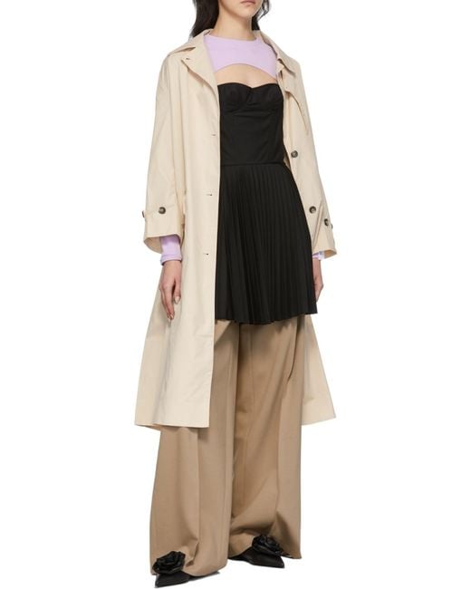 ROKH Black Strapless Dress