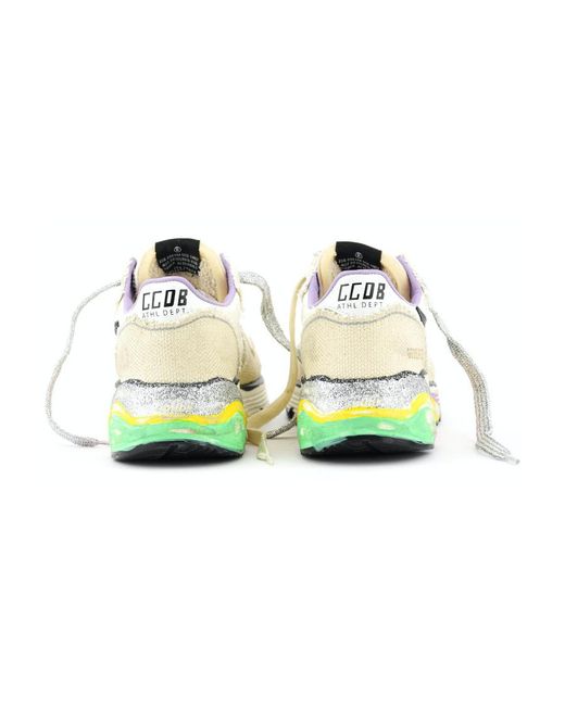 Golden Goose Deluxe Brand White Running Sole Sneakers