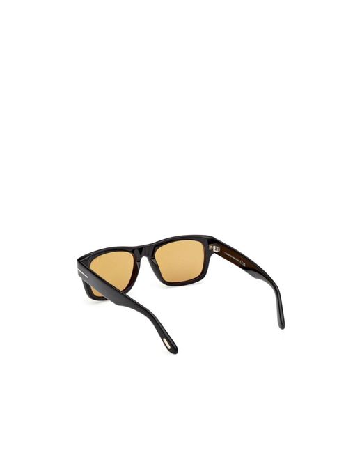 Tom Ford Metallic Eyewear Rectangular Frame Sunglasses