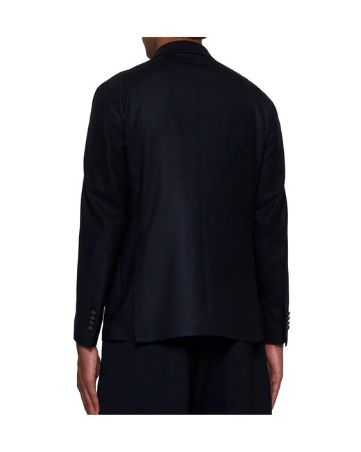 Tagliatore Blue Single Breasted Tailored Jacket for men
