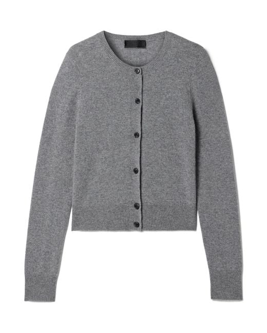 Nili Lotan Gray March Cashmere Cardigan