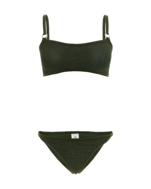 Hunza G Green 'Iris' Bikini