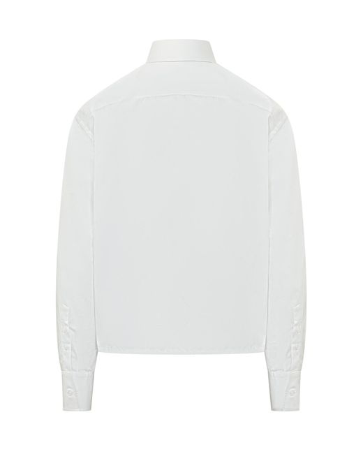 Off-White c/o Virgil Abloh White Popeline Long-Sleeved Shirt