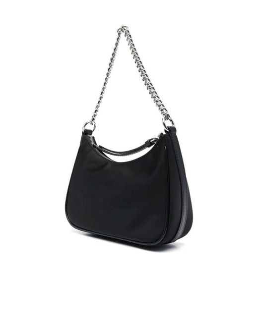 MICHAEL Michael Kors Black Jet Set Charm Small Gabardine Shoulder Bag