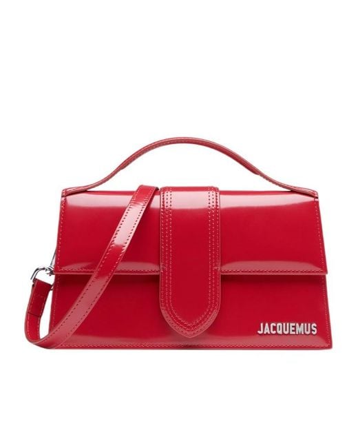 Jacquemus Red The Bambino Large Crossbody Bag