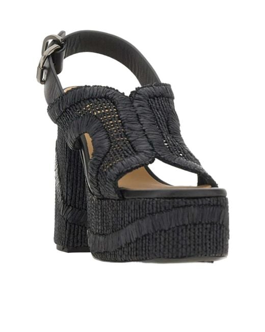 Castaner Blue Castañer Francina Platform Heeled Sandals
