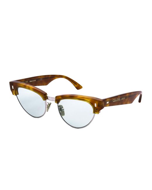 Céline Metallic Cat Eye Frame Glasses