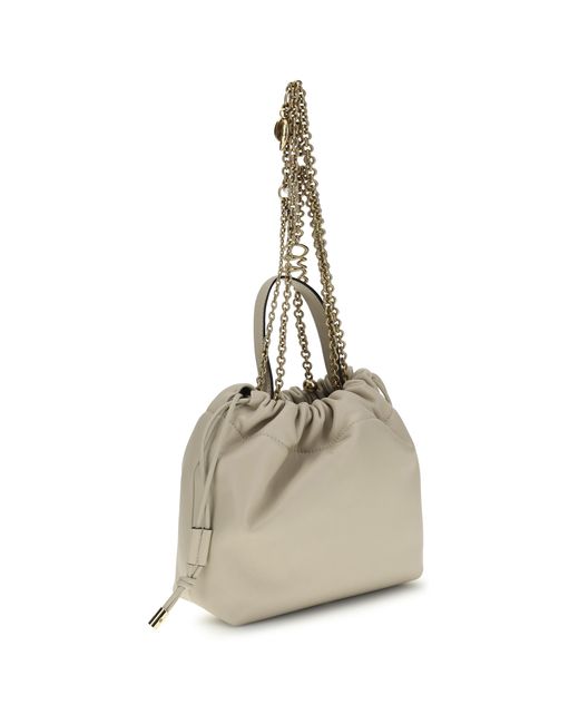 Chloé Natural Chloé Icons Mini Drawstring Shoulder Bag