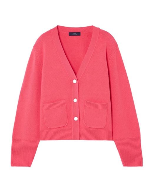 arch4 Red Ribbed Sweater