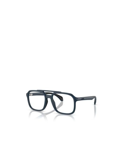 Moncler White Eyewear Aviator Frame Glasses for men