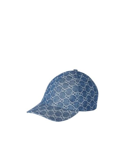 Gucci Blue Children's Gg Baseball Hat